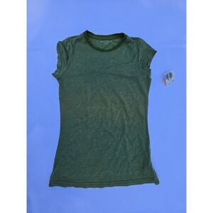 Forever 21 Women's T-Shirt Green Crew Neck Short Sleeve Basic Tee Size Small NWT